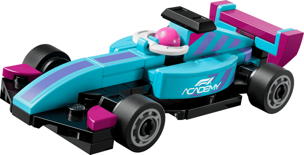 LEGO lansează noul set Speed Champions 30734 Mini F1 ACADEMY Car: O celebrare a curselor feminine în format compact