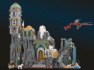 Detalii despre Dwarf Stronghold: Un tărâm al piticilor sculptat în munte pentru BrickLink Designer Program