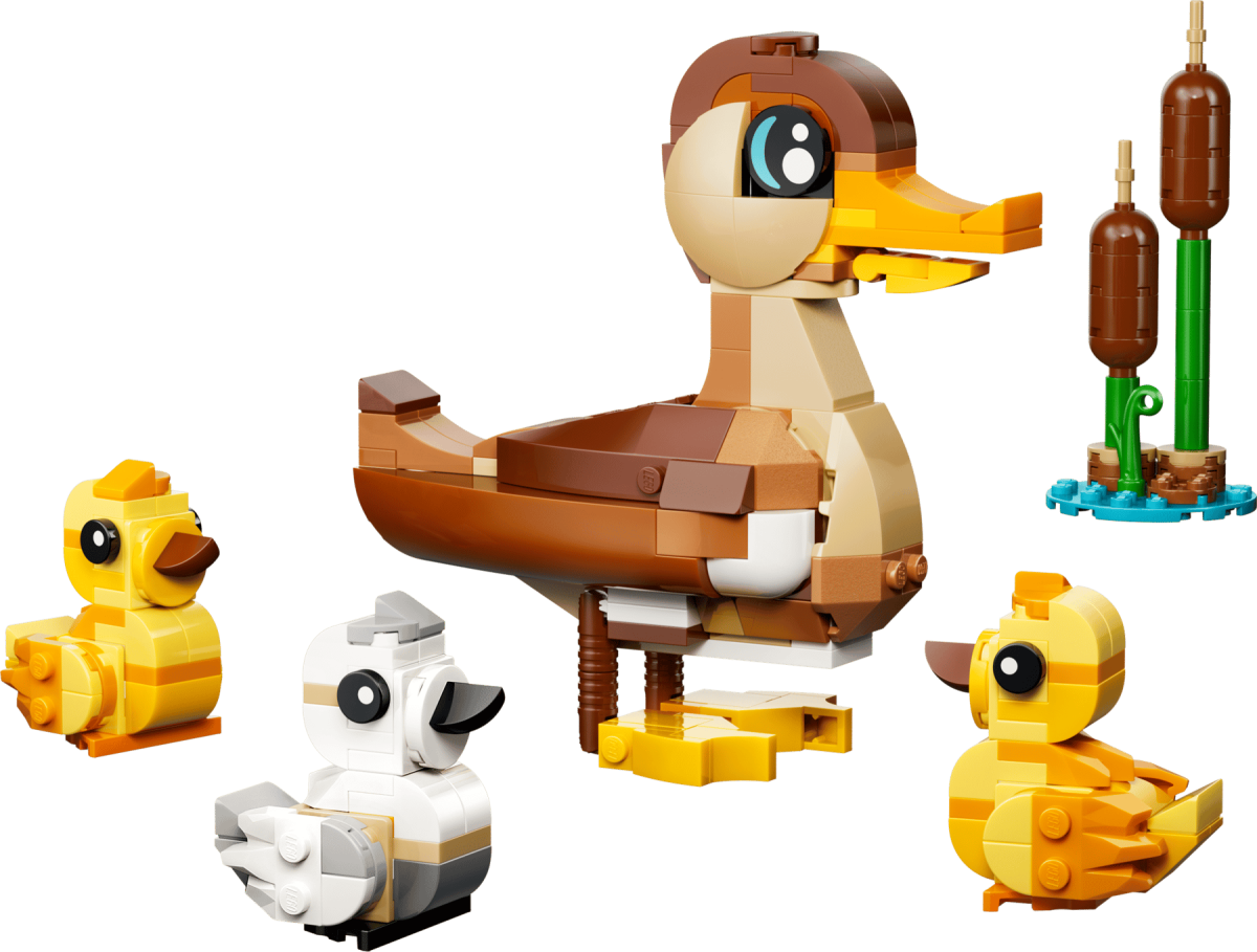 LEGO lansează 40885 Duck Family: O aventură acvatică plină de nostalgie și detalii fermecătoare