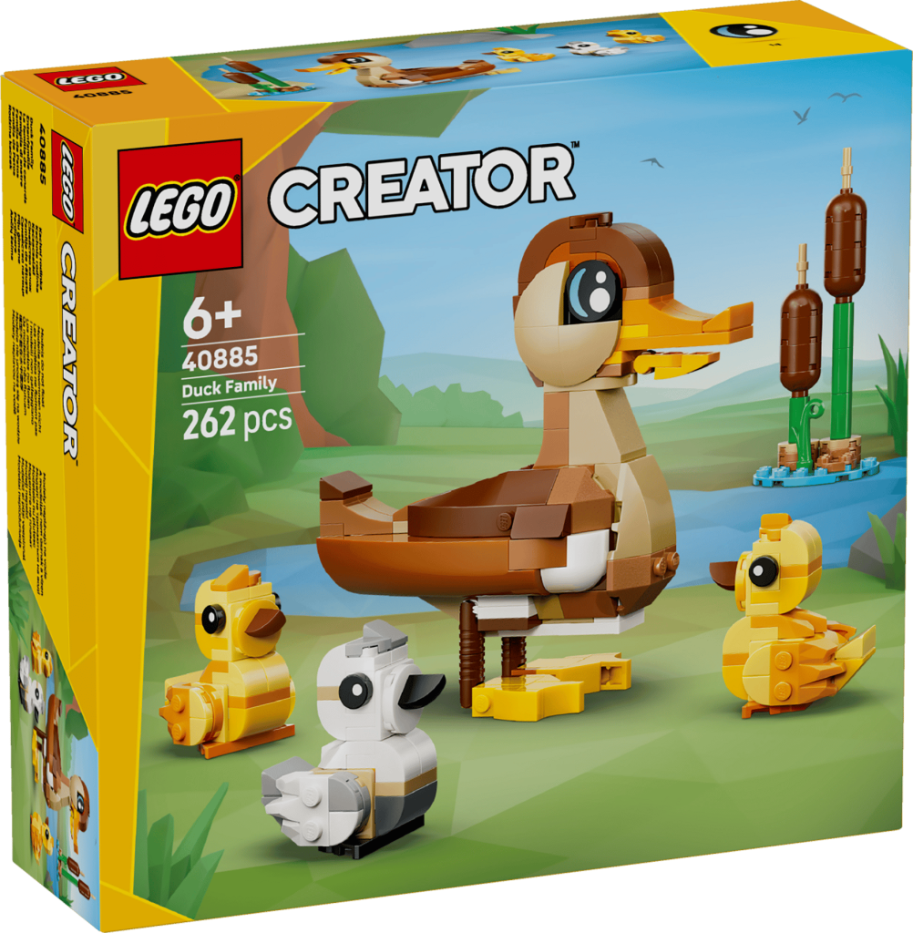 LEGO lansează 40885 Duck Family: O aventură acvatică plină de nostalgie și detalii fermecătoare