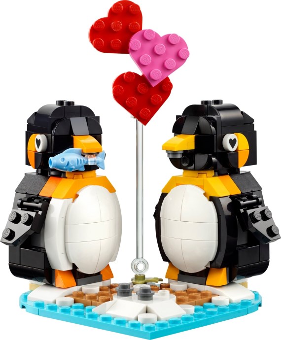 Setul LEGO 40886 Construiește-ți propriile animale, conține piese colorate pentru a crea diverse figurine vesele