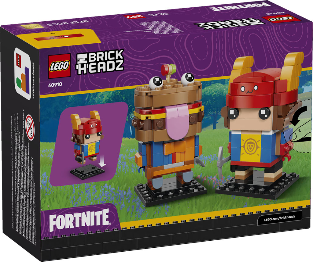 LEGO lansează noul set exclusiv BrickHeadz Beef Boss & Skye ca recompensă pentru membrii Insiders