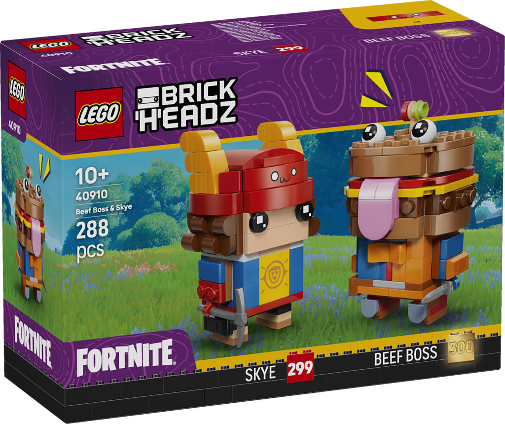 LEGO lansează noul set exclusiv BrickHeadz Beef Boss & Skye ca recompensă pentru membrii Insiders