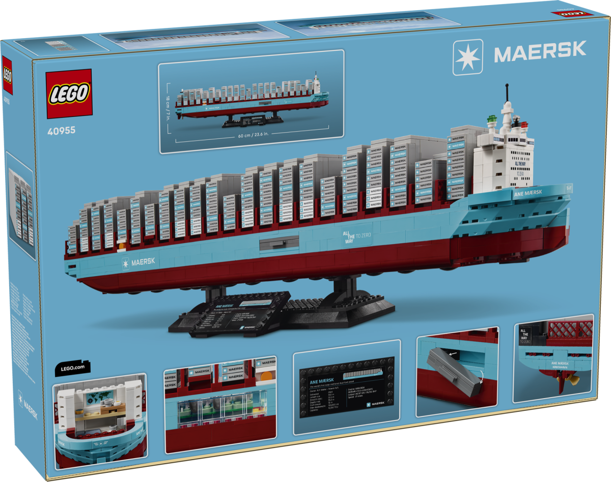 LEGO lansează noul 40955 Maersk Dual-Fuel Container Vessel – O capodoperă a ingineriei maritime sustenabile