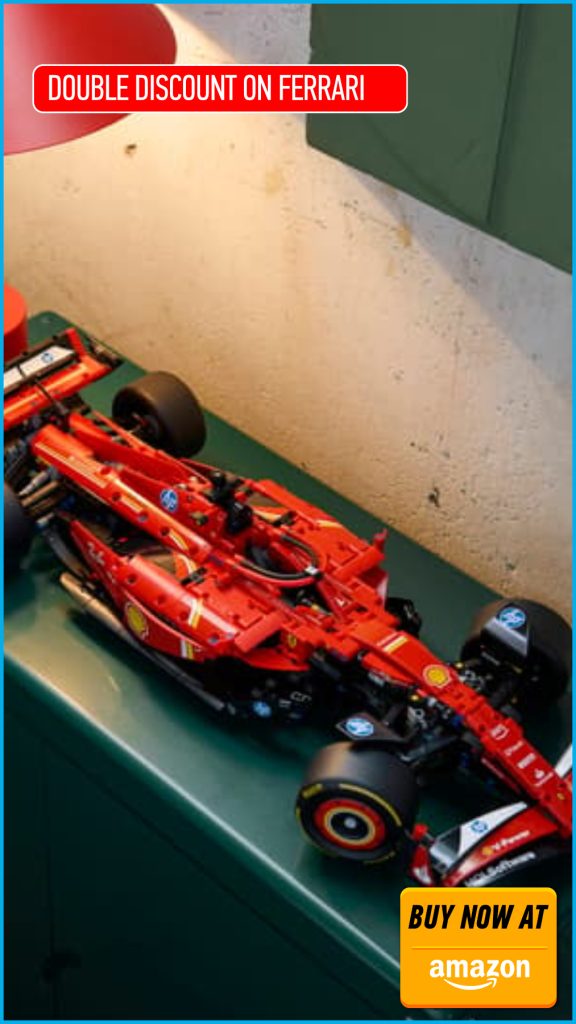 Ofertă specială pentru fanii curselor: Reduceri majore la monoposturile LEGO Technic Formula 1 de la Mercedes, Red Bull și Ferrari