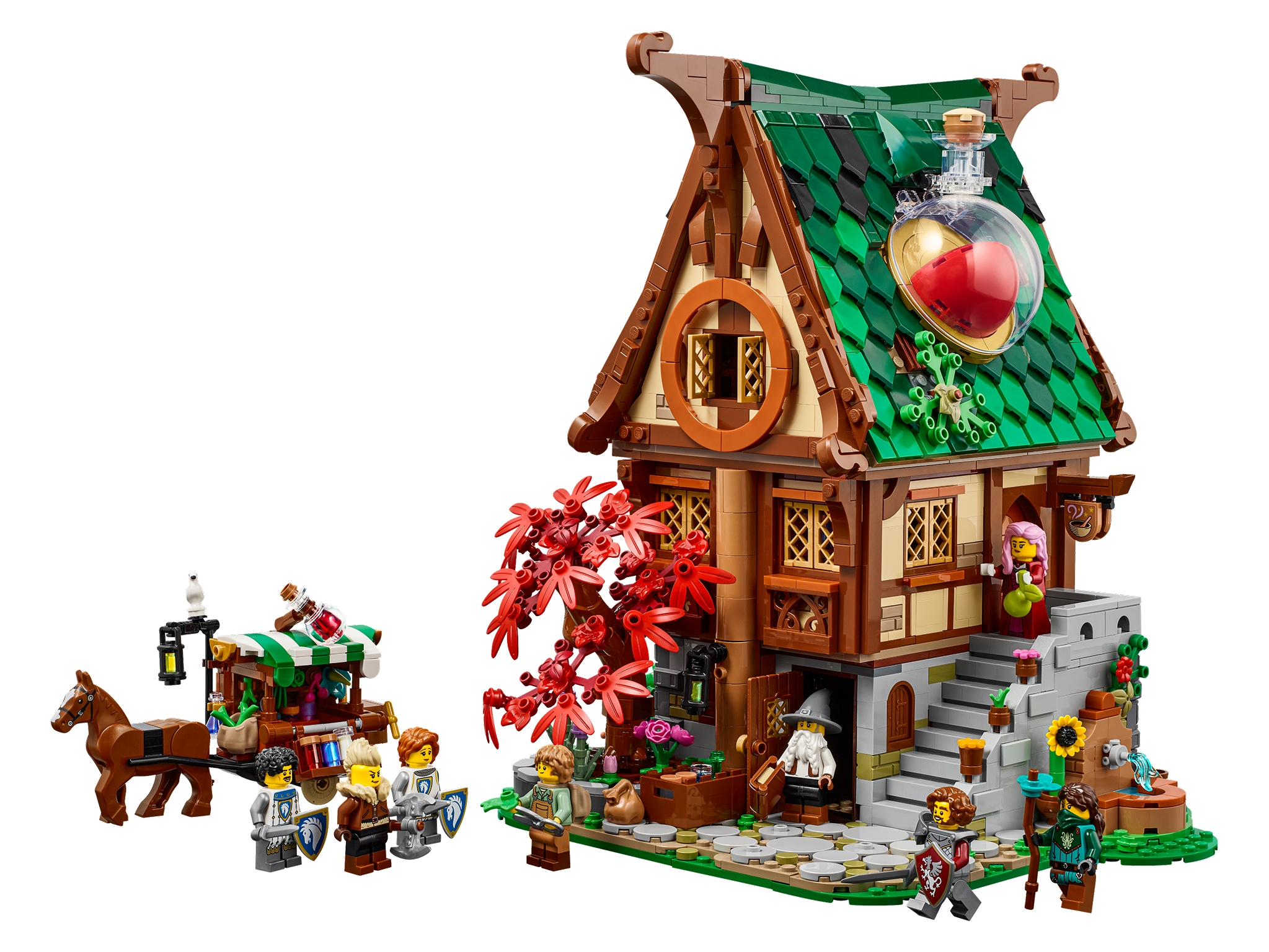 Magia alchimiei prinde viață: Detalii despre noul set Alchemist’s Shop din BrickLink Designer Program Series 7