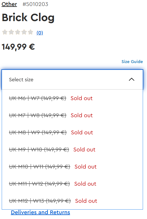 LEGO Brick Clog s-a epuizat instantaneu: Cum a influențat reducerea de preț stocurile globale