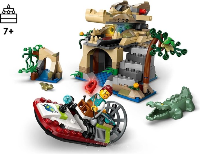 Setul LEGO 60692 Templul celebrării, construcție detaliată inspirată din jocul Horizon Adventures cu minifigurine.