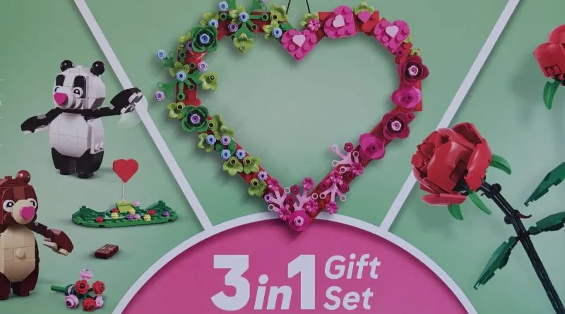 LEGO anunță noul Hearts & Flowers Gift Set: O colecție romantică 3-în-1 pentru momente speciale