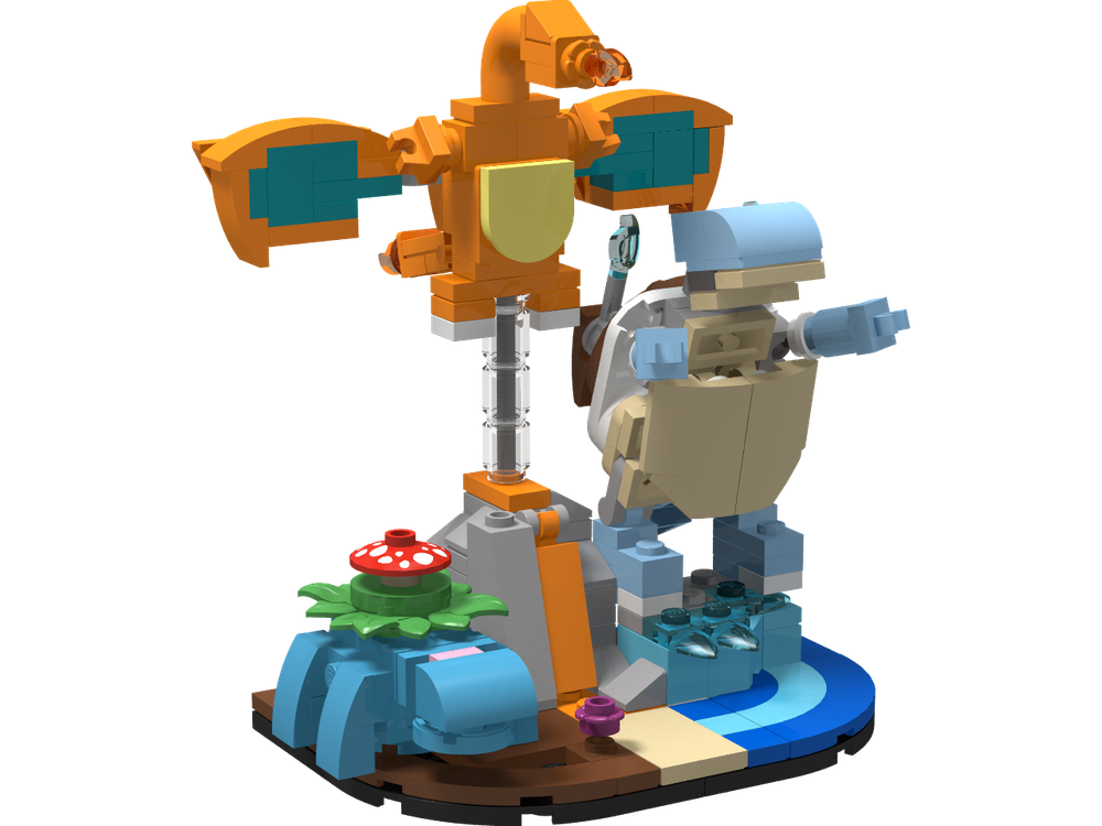 LEGO Pokémon lansează primele seturi în februarie: Iată cum poți construi Venusaur, Charizard și Blastoise la scară micro