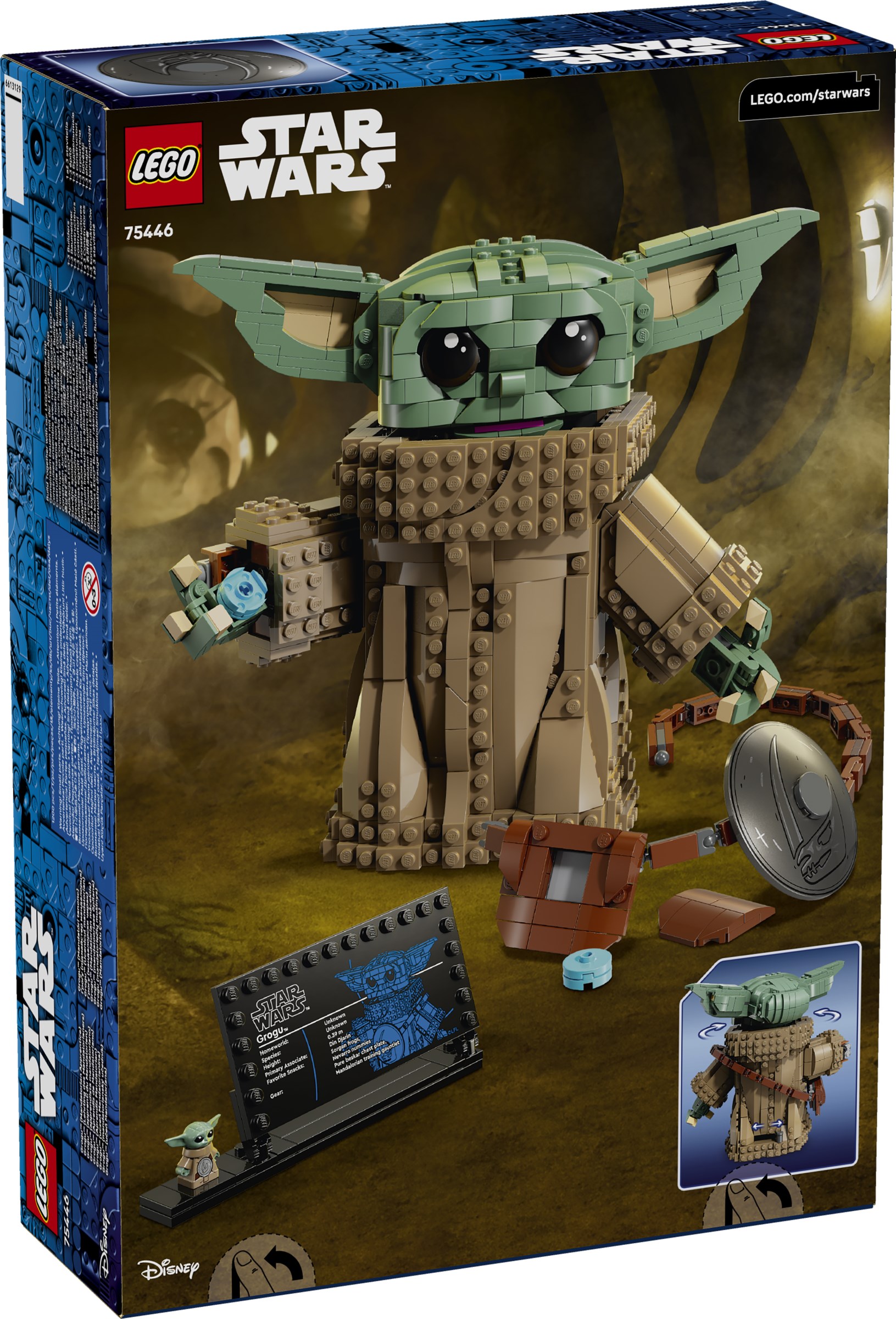 LEGO lansează noul set 75446 Grogu (Mandalorian Apprentice): Ucenicul lui Din Djarin primește o armură de beskar
