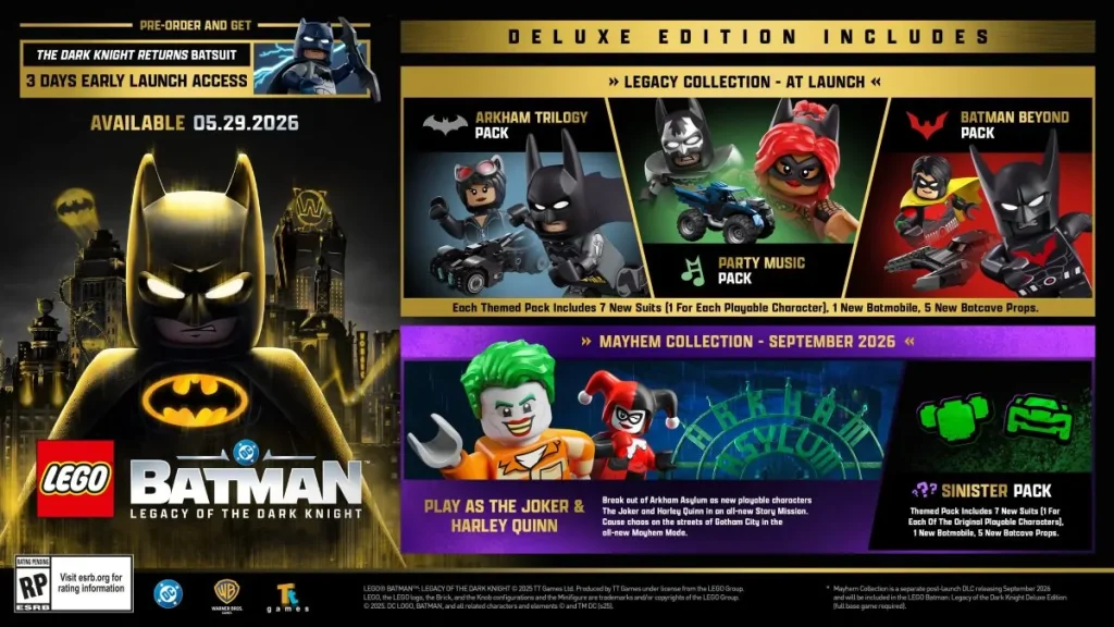 Ofertă specială: Ediția Deluxe a LEGO Batman: Legacy of the Dark Knight primește o reducere masivă la precomandă