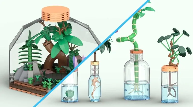 LEGO Ideas prinde rădăcini: Două noi proiecte botanice uluitoare au atins pragul de 10.000 de susținători