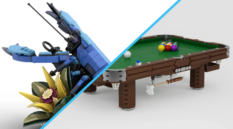 LEGO Ideas 2026: Două noi proiecte spectaculoase ating pragul de 10.000 de susținători
