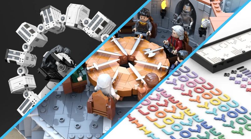 Trei noi proiecte fan-made ajung la 10.000 de voturi: Kaamelott, Interstellar și The Sign of ILY intră în etapa de analiză LEGO Ideas