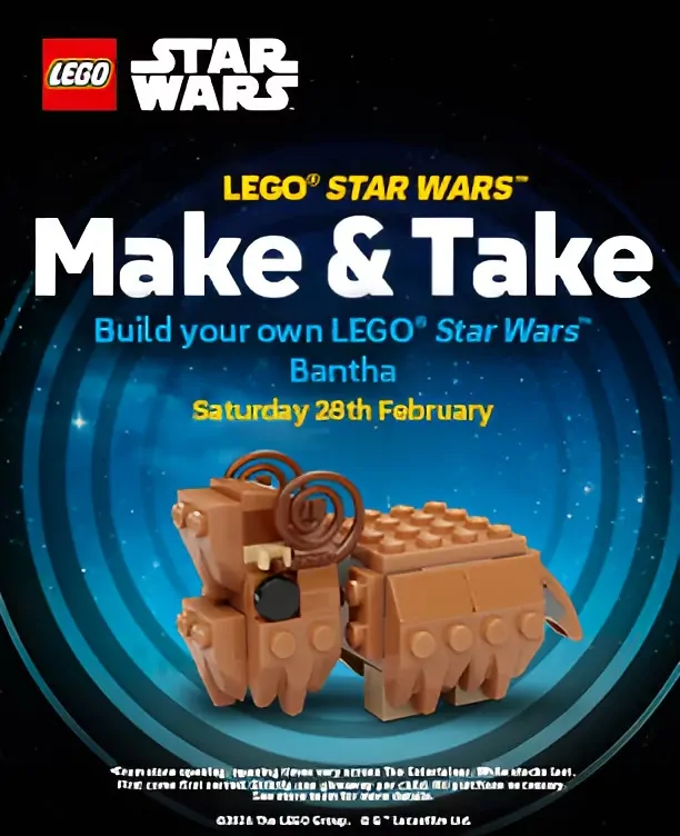 LEGO lansează un eveniment special Star Wars: Construiește gratuit un model Bantha inedit