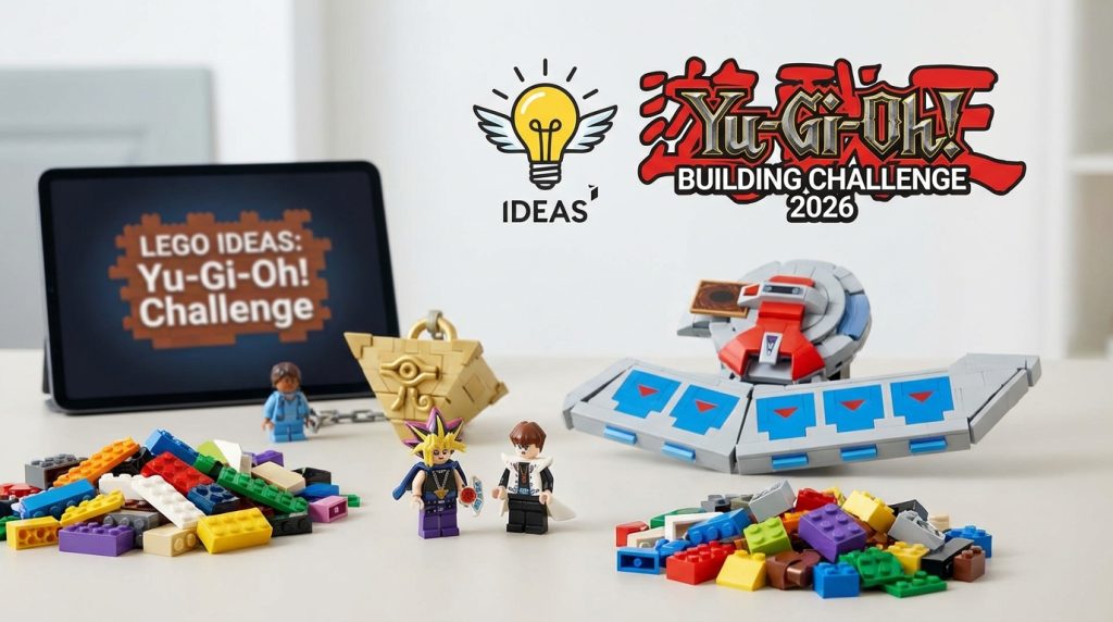 LEGO anunță marea provocare Yu-Gi-Oh! Building Challenge: Șansa ta de a crea un set oficial pentru 2026
