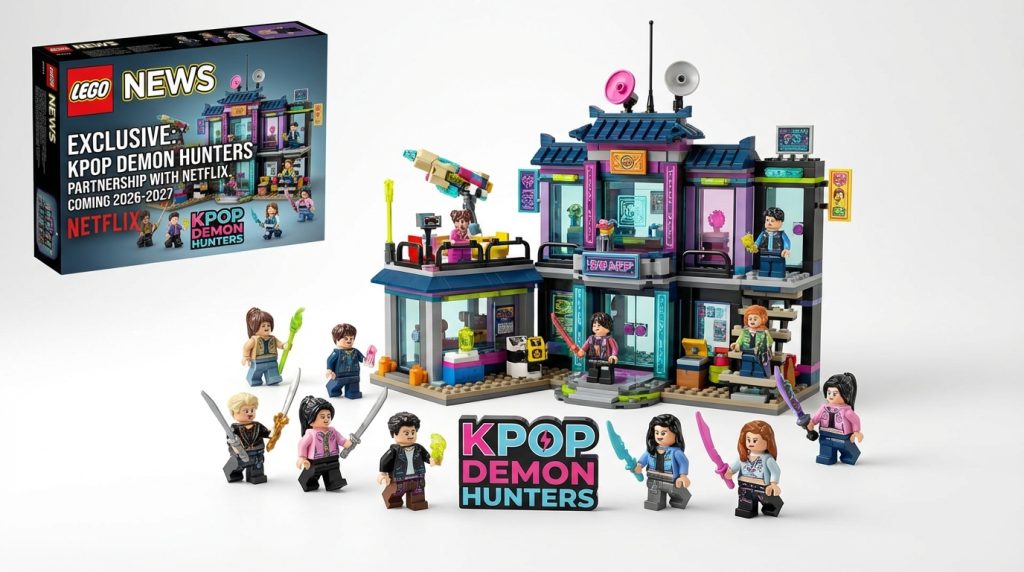 LEGO anunță o colaborare epică cu Netflix pentru noua temă KPop Demon Hunters