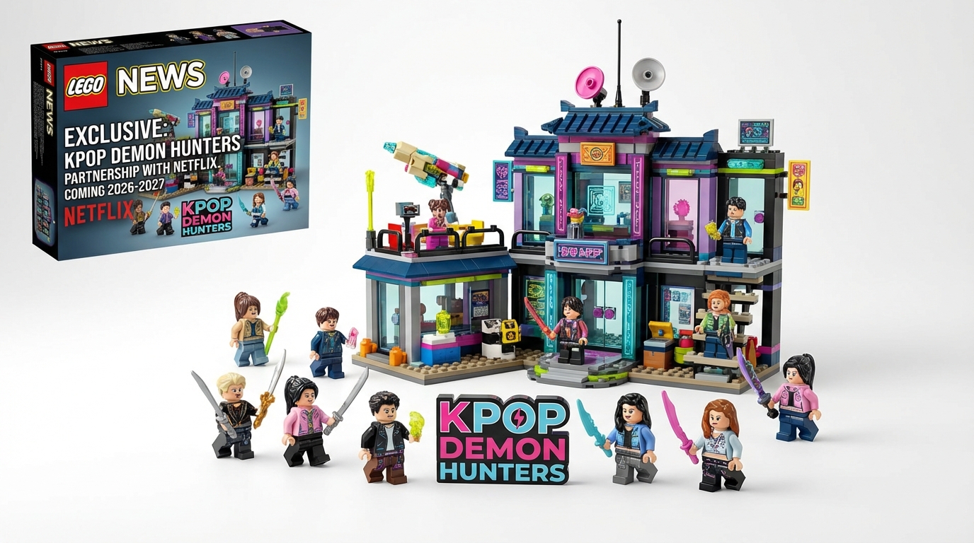 LEGO anunță o colaborare epică cu Netflix pentru noua temă KPop Demon Hunters