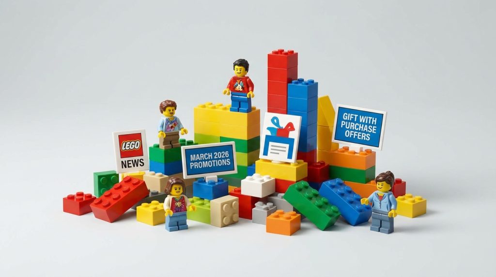 Promoție LEGO: Ofertele și cadourile lunii martie 2026 au sosit mai devreme