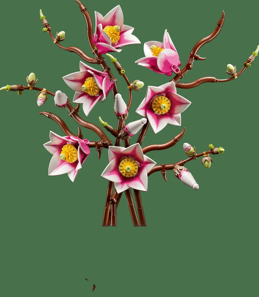 LEGO 11510 - Recenzie LEGO 11510 Crenguțe de magnolie: Eleganță minimalistă în colecția Botanică