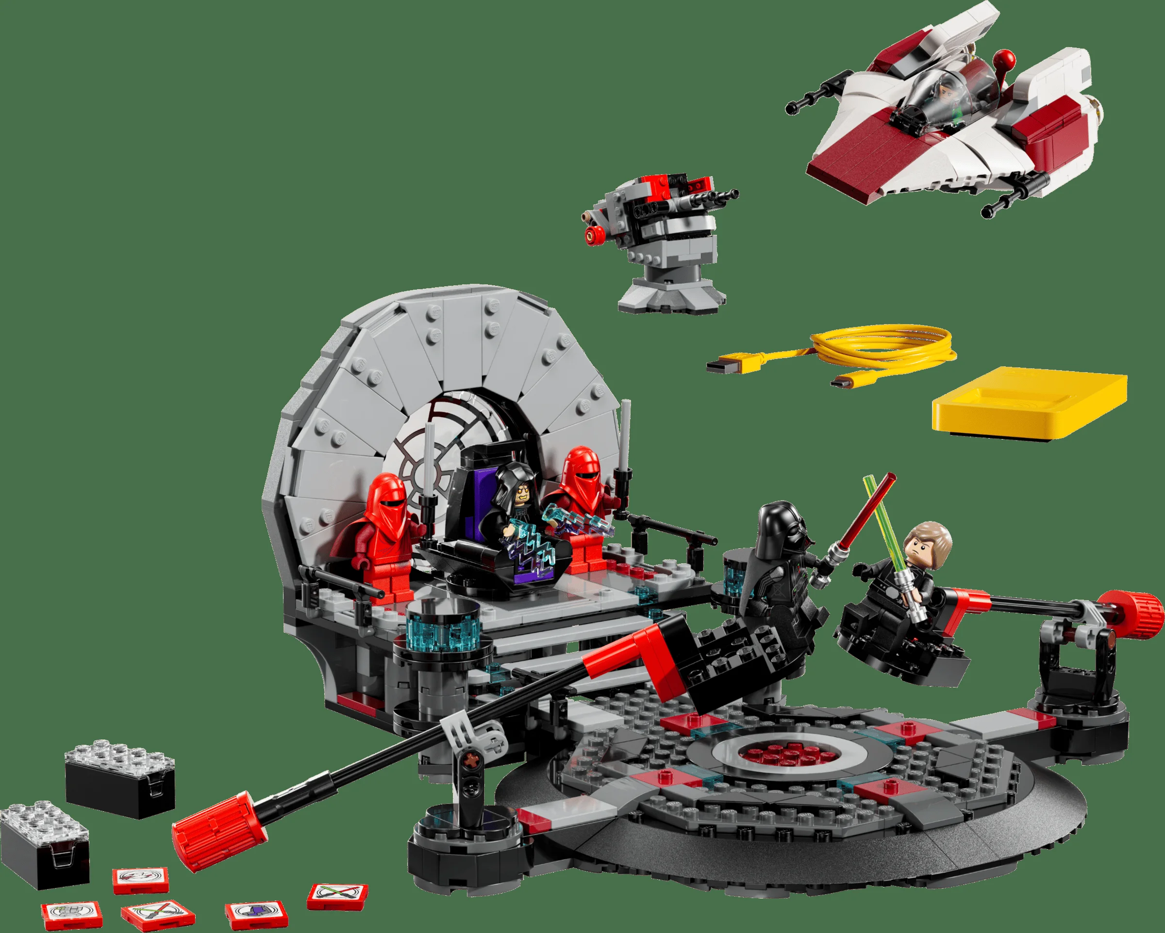 LEGO 75427 - LEGO 75427 Duelul din Sala Tronului și A-wing: O Prezentare a Setului Star Wars