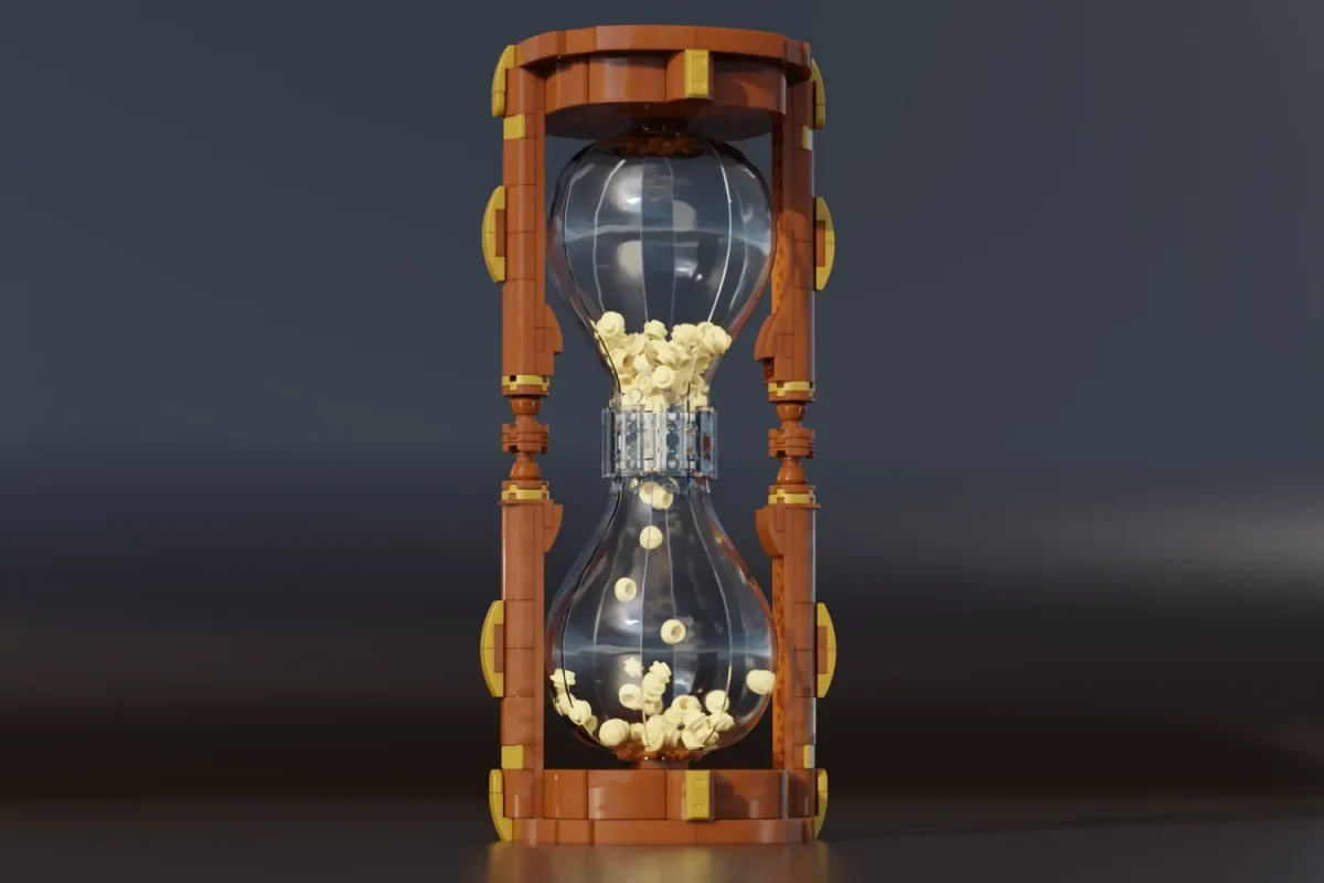 Detalii noi despre The Ornate Hourglass: Proiectul care transformă timpul în piese LEGO