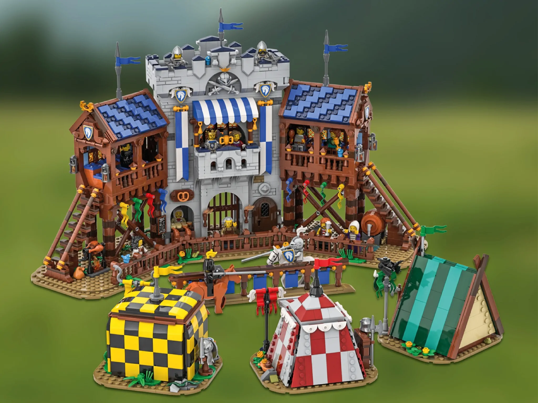 LEGO anunță The Joust: O renaștere spectaculoasă a epocii cavalerilor în seria 10 BrickLink Designer Program