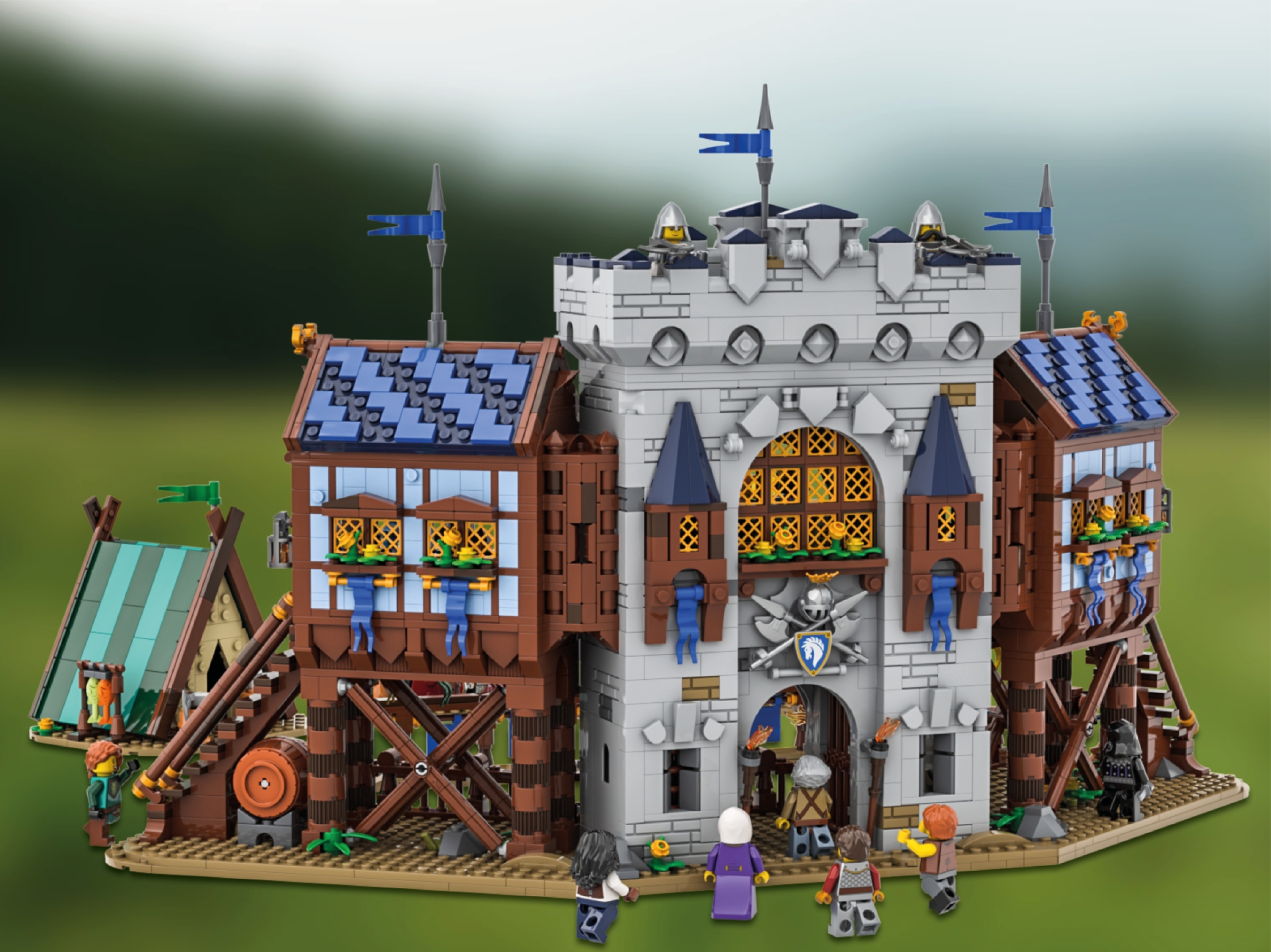 LEGO anunță The Joust: O renaștere spectaculoasă a epocii cavalerilor în seria 10 BrickLink Designer Program