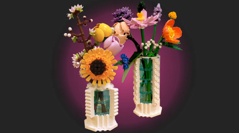 LEGO lansează prima vază oficială dedicată colecției Botanicals prin serviciul Pick a Brick