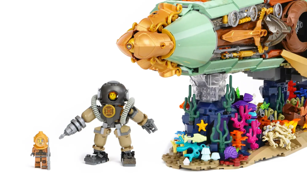 Detalii despre noul proiect Motorised Steampunk Submarine care a cucerit platforma LEGO Ideas