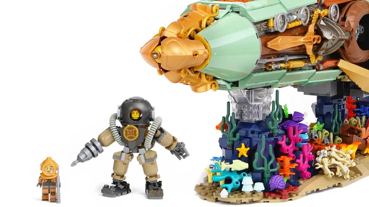 Detalii despre noul proiect Motorised Steampunk Submarine care a cucerit platforma LEGO Ideas