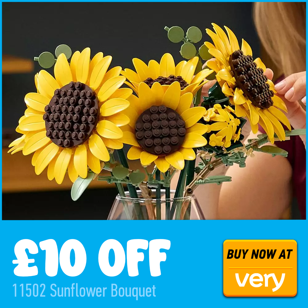Ofertă specială pentru noile seturi LEGO Botanicals: Reduceri imediate la Sunflower Bouquet și Magnolia Branches