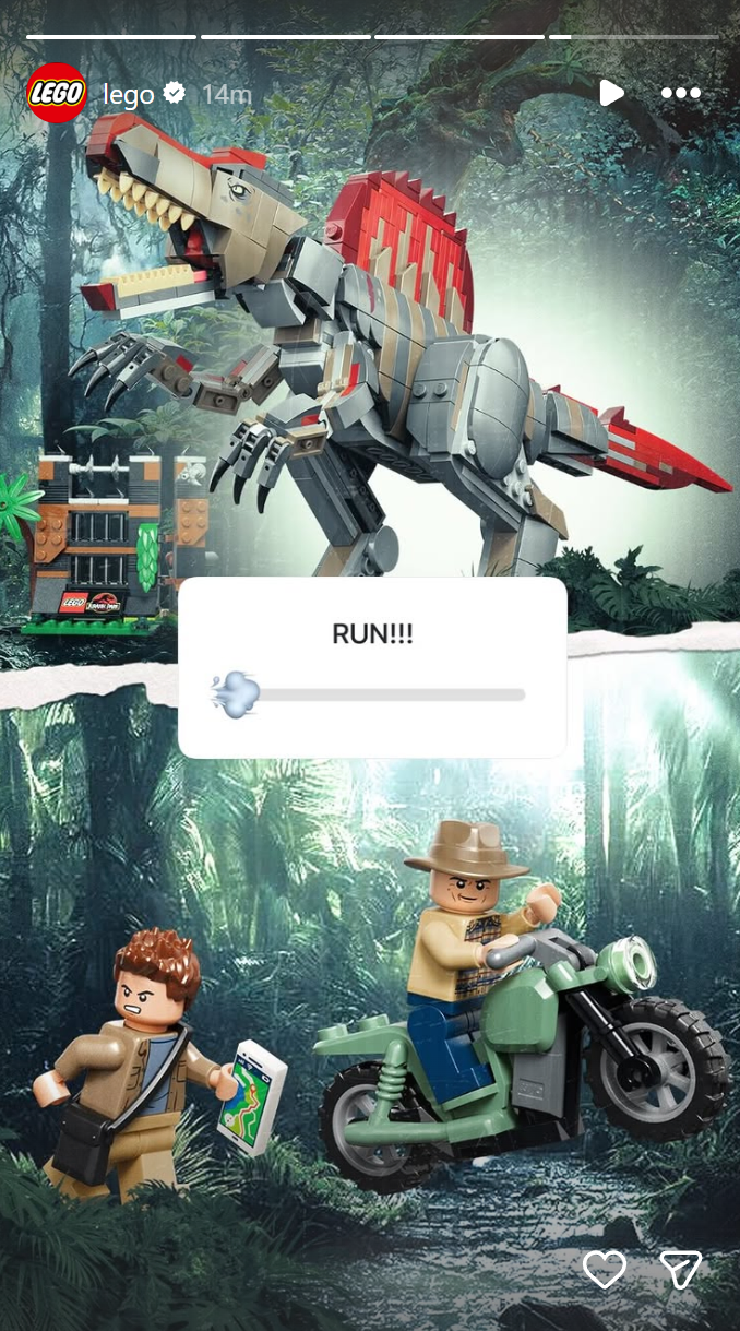 LEGO pregătește marea revenire a Jurassic Park III: Primele detalii despre legendarul Spinosaurus