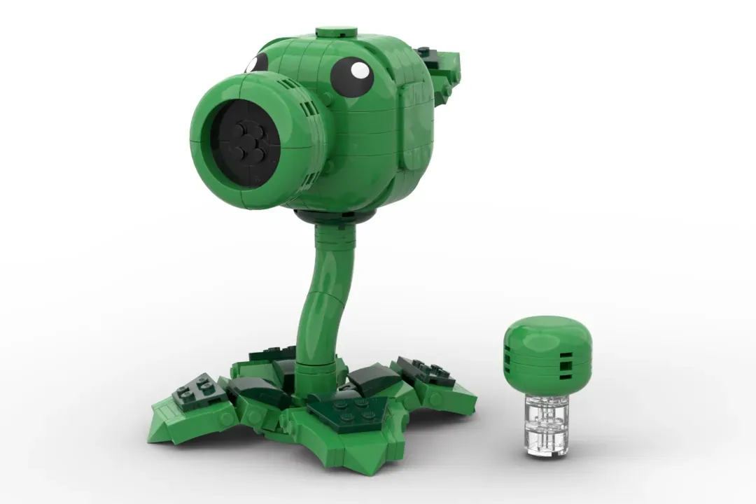 LEGO Ideas: Proiectul Peashooter din Plants vs. Zombies atinge 10.000 de susținători