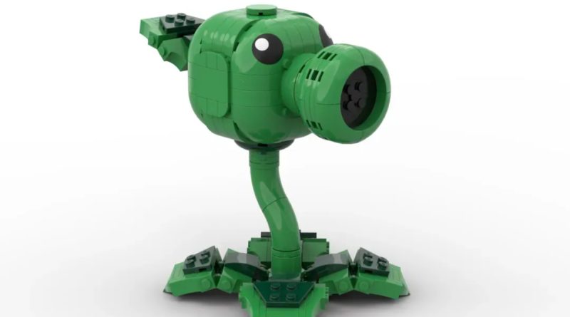 LEGO Ideas: Proiectul Peashooter din Plants vs. Zombies atinge 10.000 de susținători