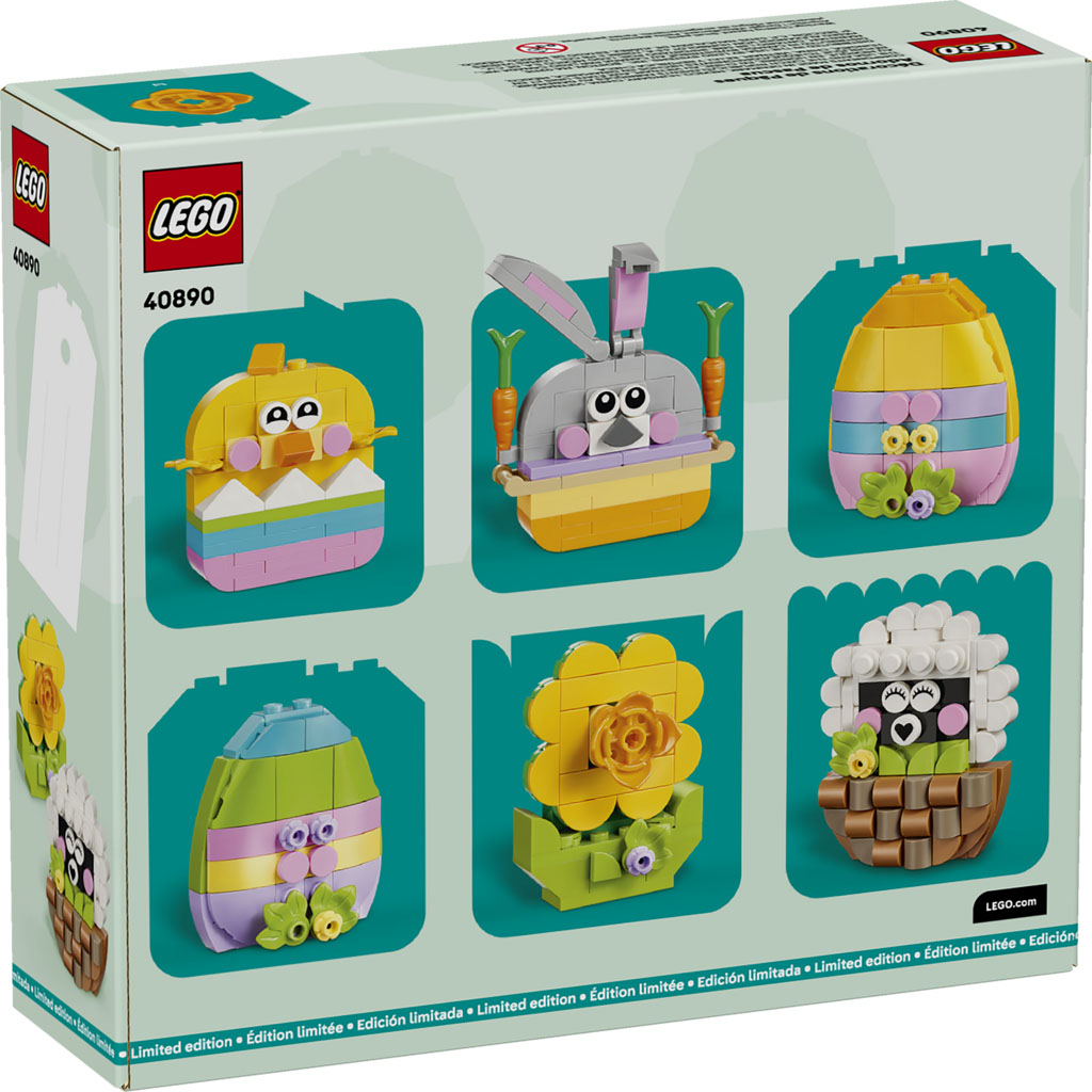 LEGO anunță noul set Easter Decorations (40890): O explozie de culoare pentru sărbătorile de primăvară