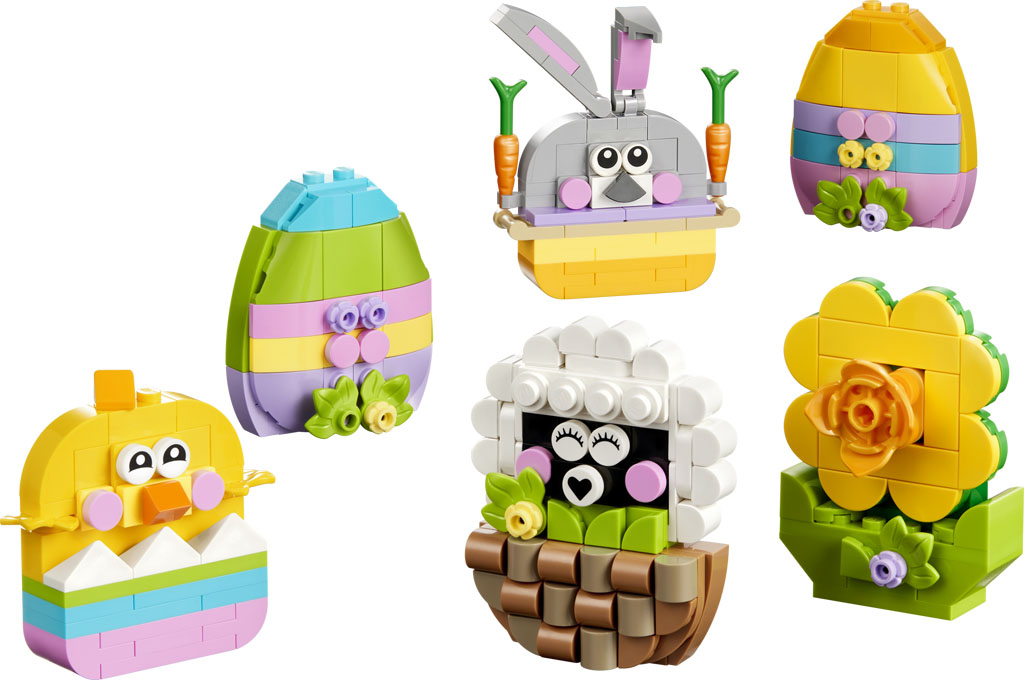 LEGO anunță noul set Easter Decorations (40890): O explozie de culoare pentru sărbătorile de primăvară
