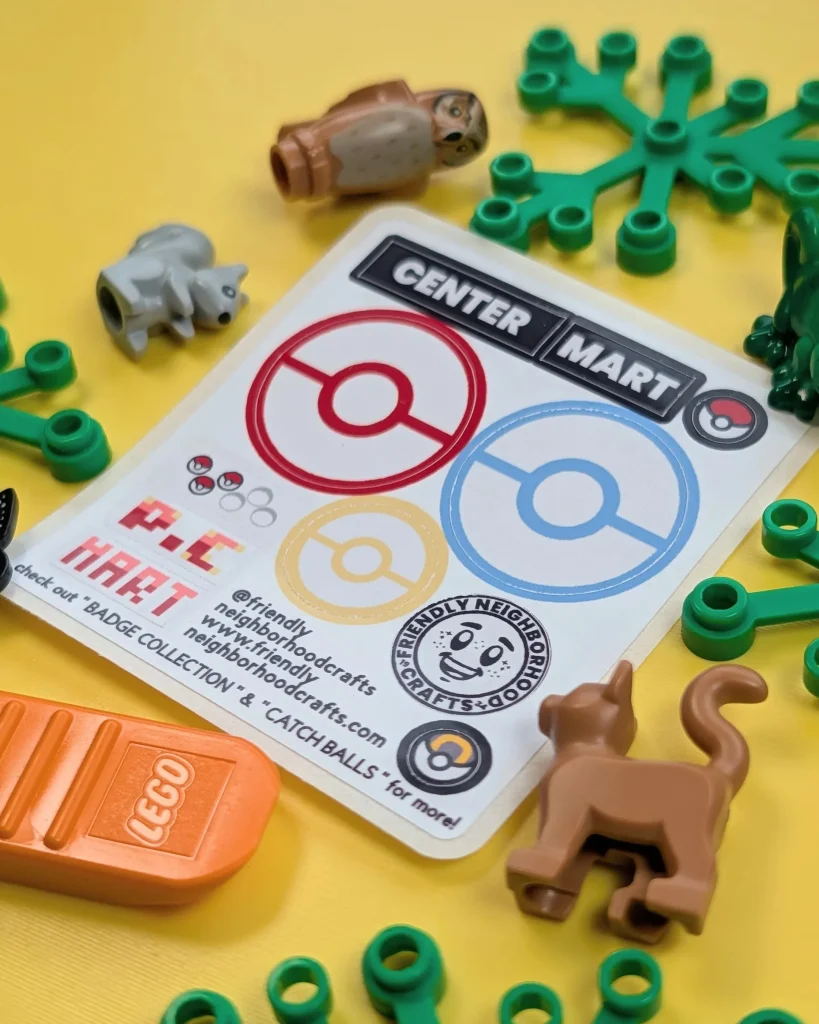 Detalii noi despre accesoriile custom pentru seturile LEGO Pokémon 40892 și 40911