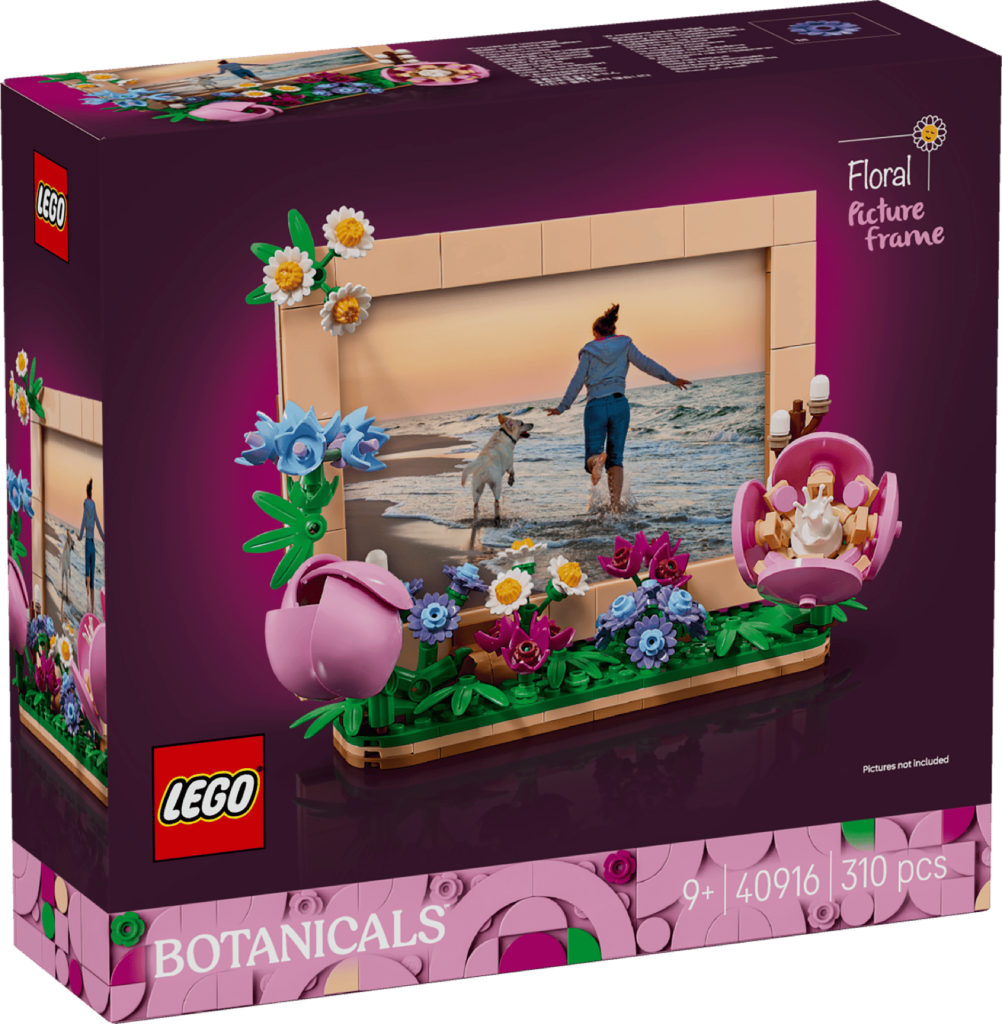 LEGO lansează 40916 Floral Picture Frame: O nouă piesă de decor spectaculoasă în colecția Botanicals