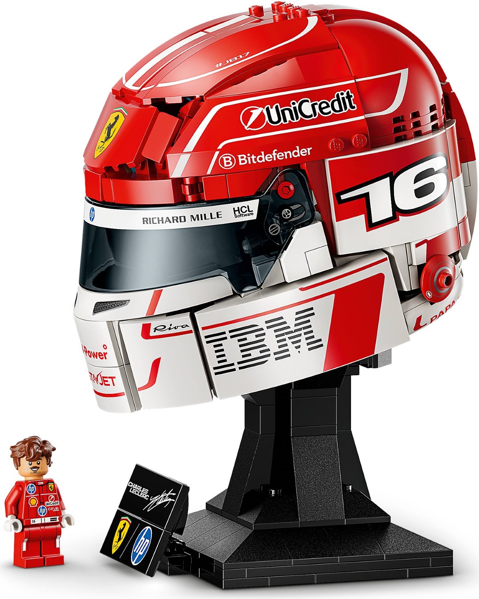 LEGO lansează noile seturi F1 Helmets: Charles Leclerc și Lewis Hamilton vin în echipa Ferrari din cărămizi