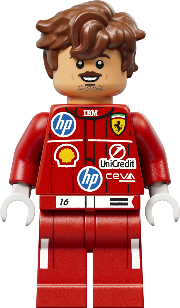 LEGO anunță lansarea primelor căști de colecție dedicate piloților Charles Leclerc și Lewis Hamilton