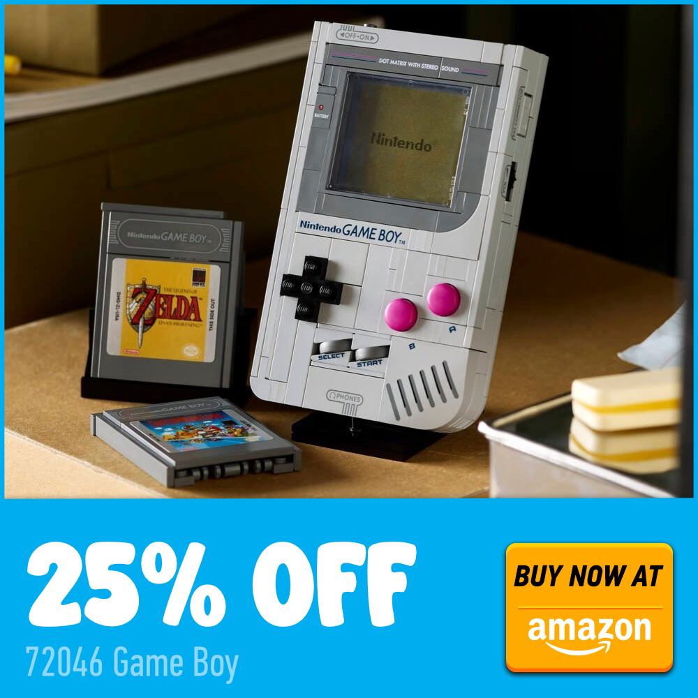 Ofertă specială pentru nostalgici: LEGO Game Boy (72046) primește o reducere masivă de 25%