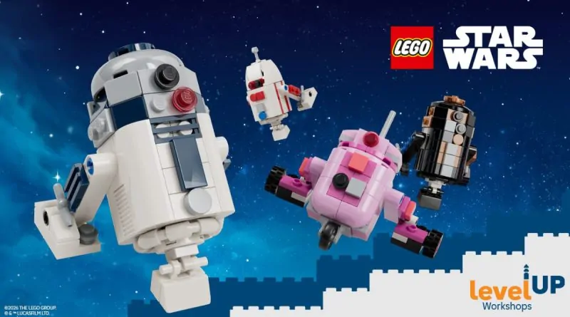 LEGO anunță atelierele interactive Droid Workshop: O nouă eră a tehnologiei SMART Play în universul Star Wars