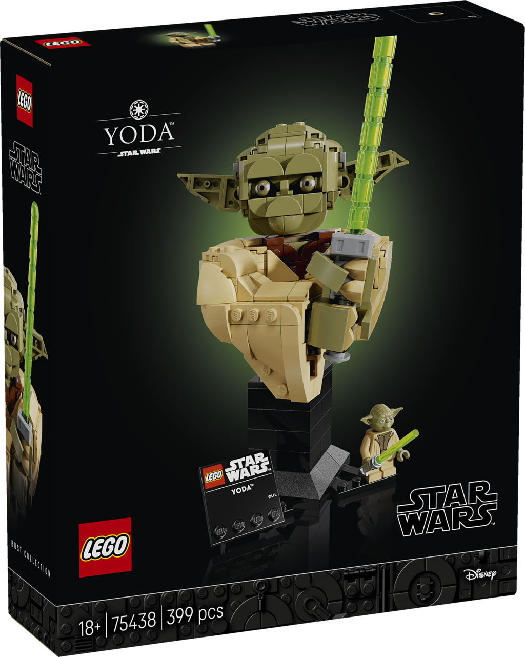 LEGO anunță lansarea noilor seturi Star Wars Bust: Yoda și Darth Vader vin în completarea colecției pentru adulți