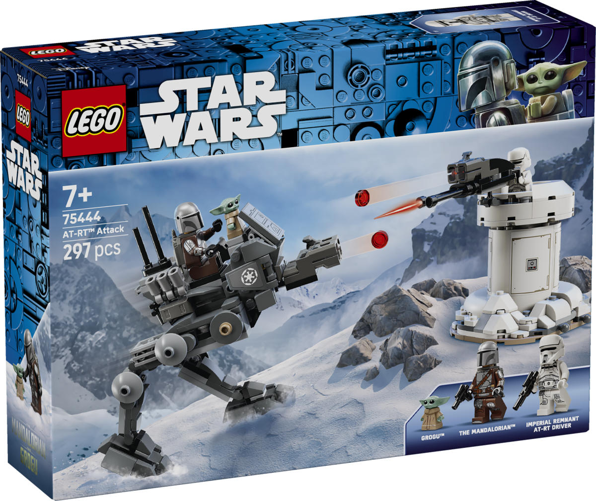 Primele detalii despre LEGO Star Wars 75444 AT-RT Attack: O incursiune în universul noului film The Mandalorian & Grogu