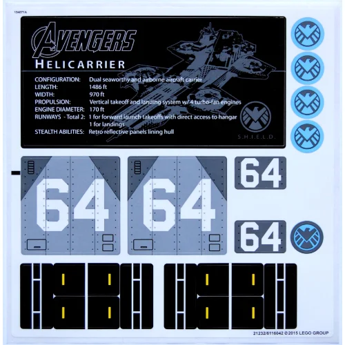 LEGO lansează noul S.H.I.E.L.D. Helicarrier (76354): O navă colosală axată pe detalii și minifigurine de excepție