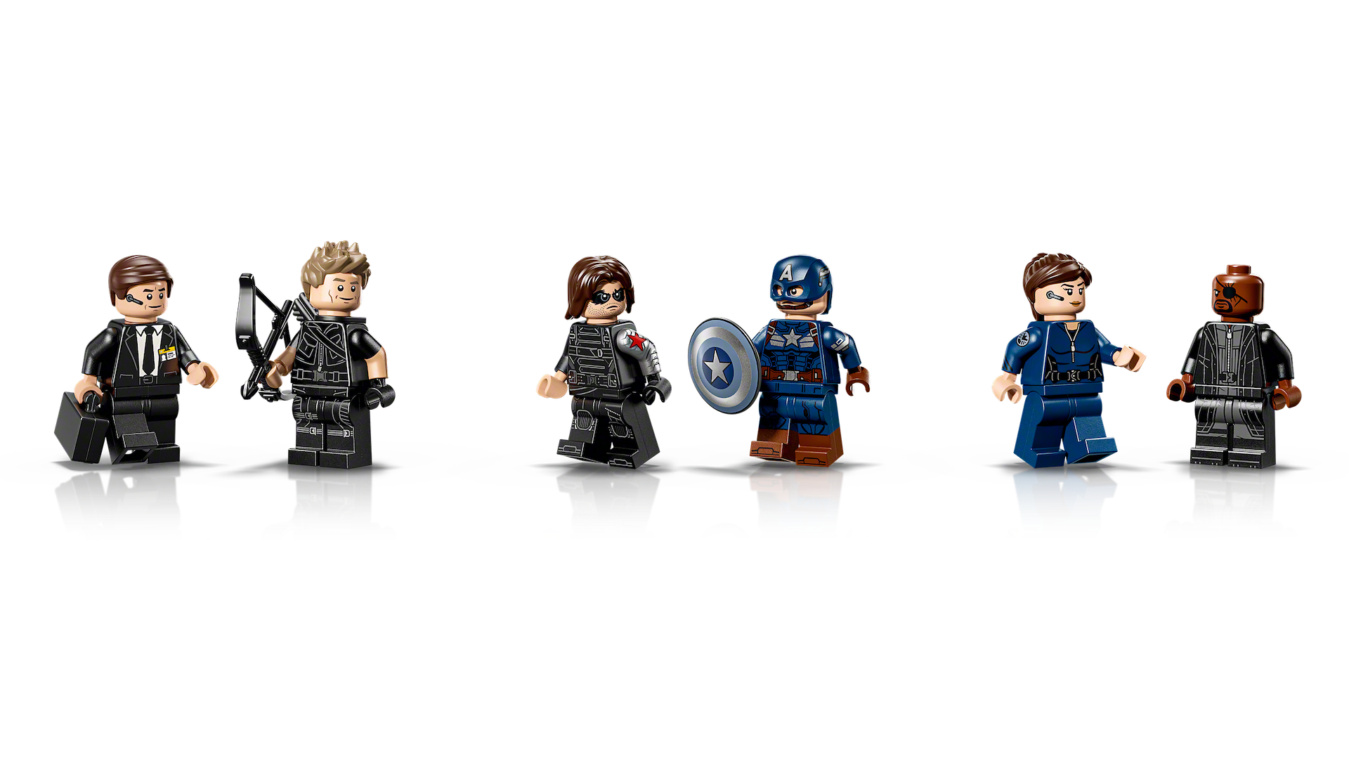 Detalii noi despre minifigurinele exclusive din masivul set LEGO Marvel 76354 S.H.I.E.L.D. Helicarrier