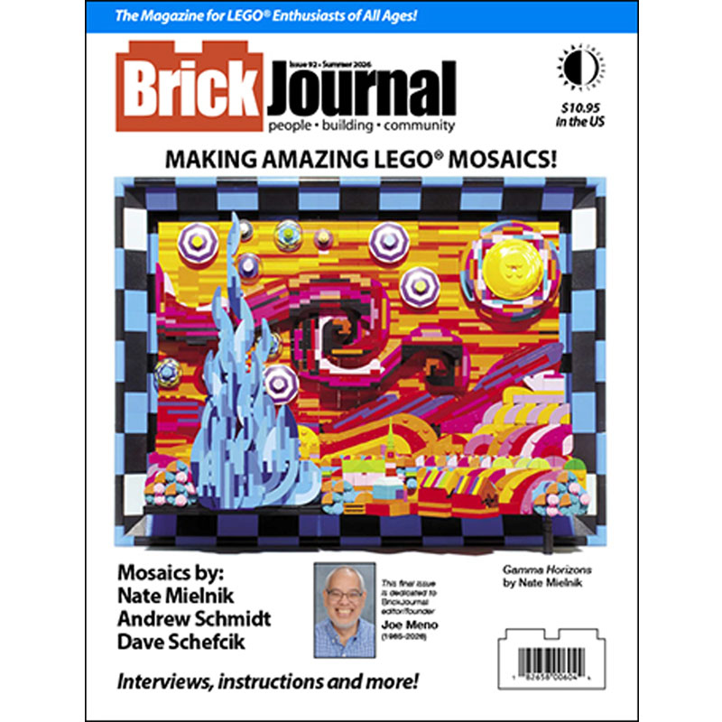 Ultima ediție BrickJournal: Un omagiu emoționant adus comunității LEGO și regretatului Joe Meno