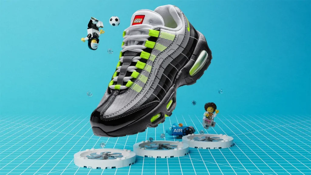 LEGO lansează pantofii sport purtabili Nike Air Max 95: Detalii despre prețuri, puncte Insiders și data de lansare